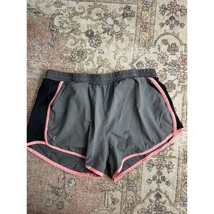 Under Armor Shorts Athletic Gray & Pink Size Tag‎ Removed  0166